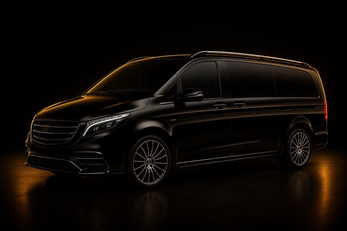 Van di lusso nero